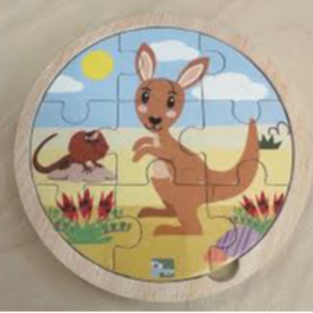 farm animals wooden puzzle for kids