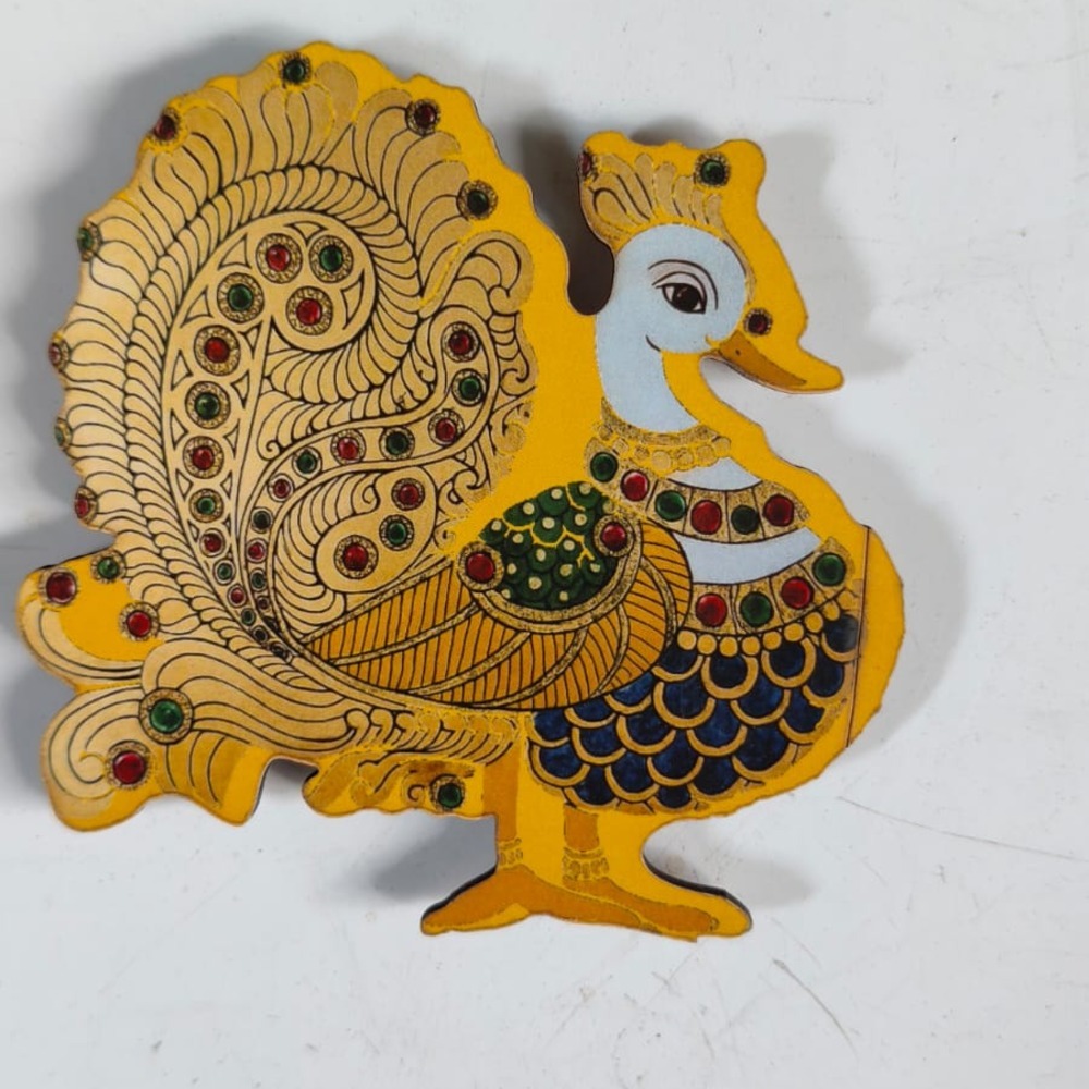 murugan wooden fridge decor magnet