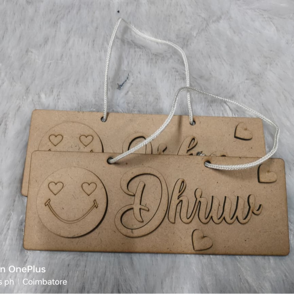 Name Customisation Wooden Wall Hanging