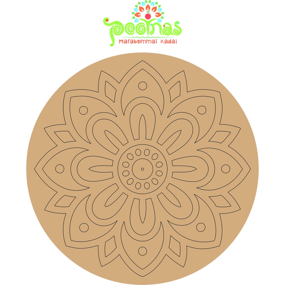 Mandala Pre-Marked MDF Board
