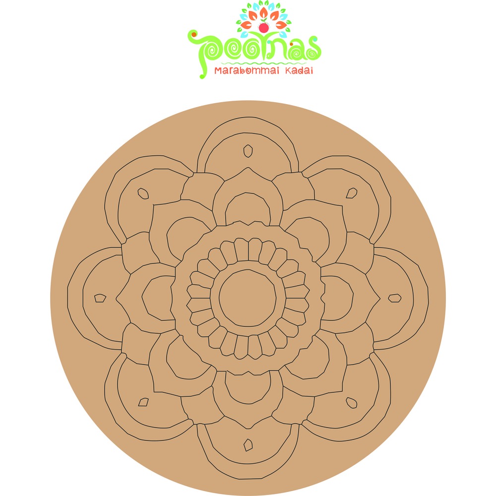 Mandala Pre-Marked MDF Board |