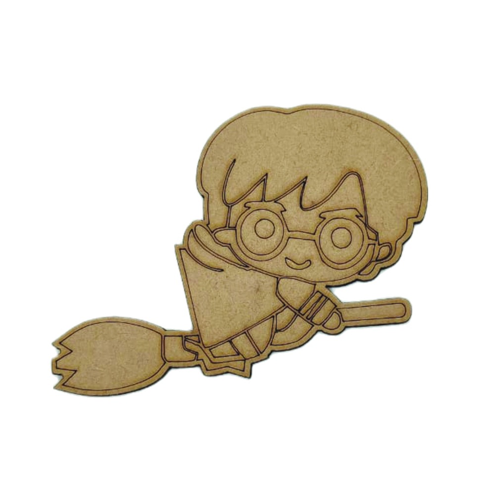 Premarked MDF Cartoon Cutouts for Kids Harry Potter Flying Theme | Arts  & Craft