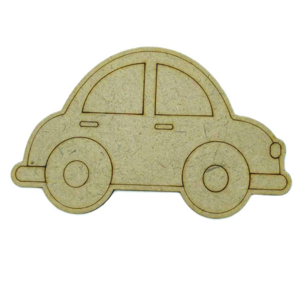 Premarked MDF Cartoon Cutouts for Kids Car Theme | Arts & Craft activities