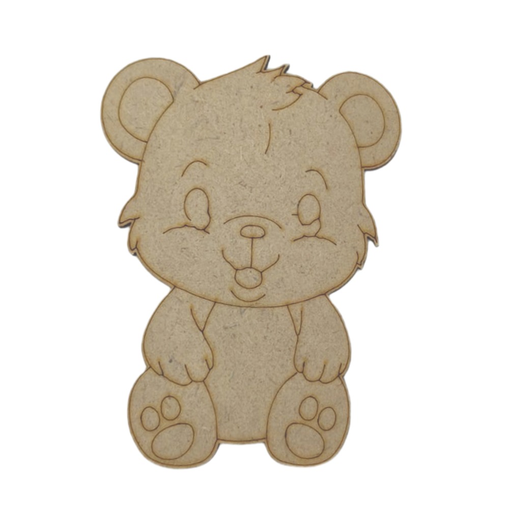 Premarked MDF Cartoon Cutouts for Kids Bear | Arts & Crafts Activities