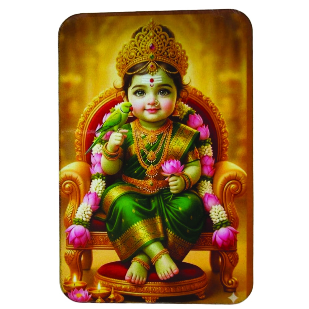 Lord Murugan Fridge Magnet Model1 | Custom Shape Cut