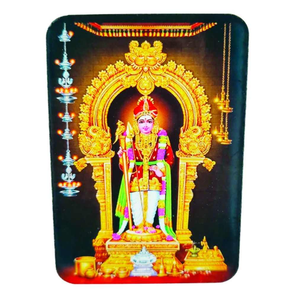 Lord Murugan Fridge Magnet Model1 | Custom Shape Cut
