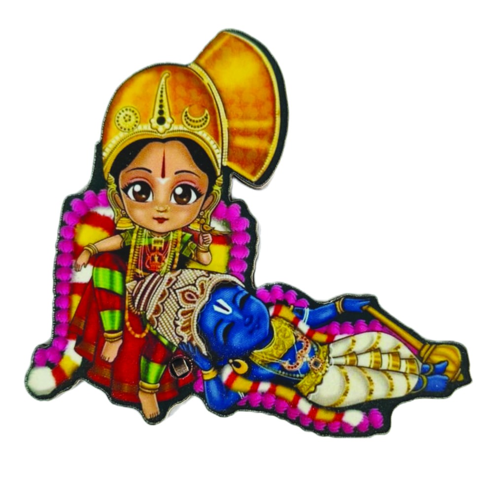 Andal and Lord Ranganatha Fridge Magnet