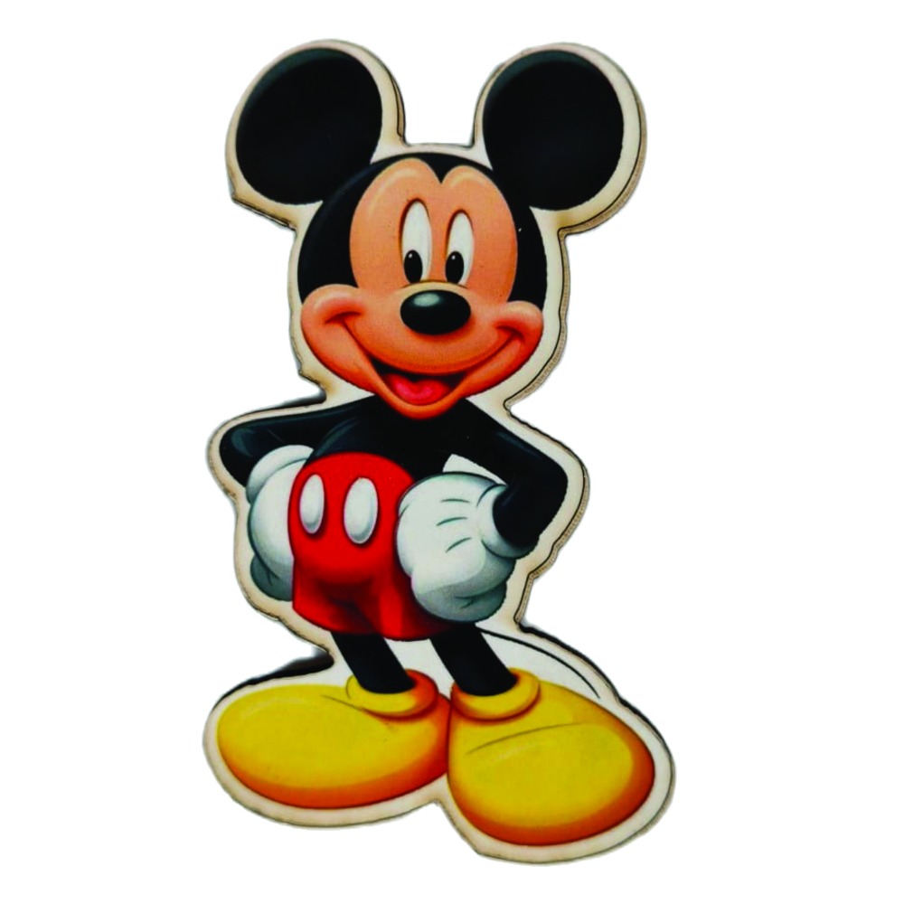 Mickey Mouse Cartoon Wooden Cutout for Kids | Return Gifts