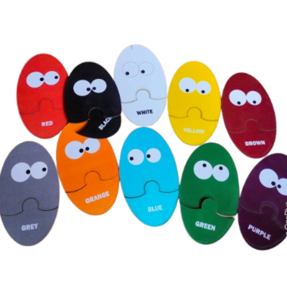 Wooden Color Recognition 2 Puzzle for Kids