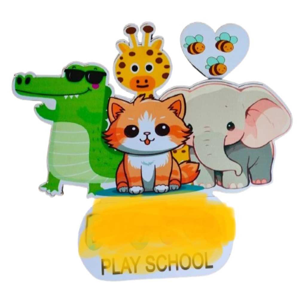 Custom Play School Name Boards