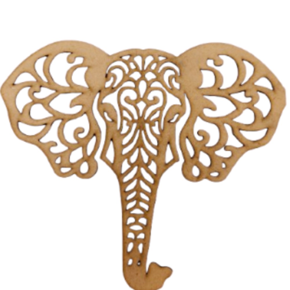 Wooden Elephant Wall Hanging
