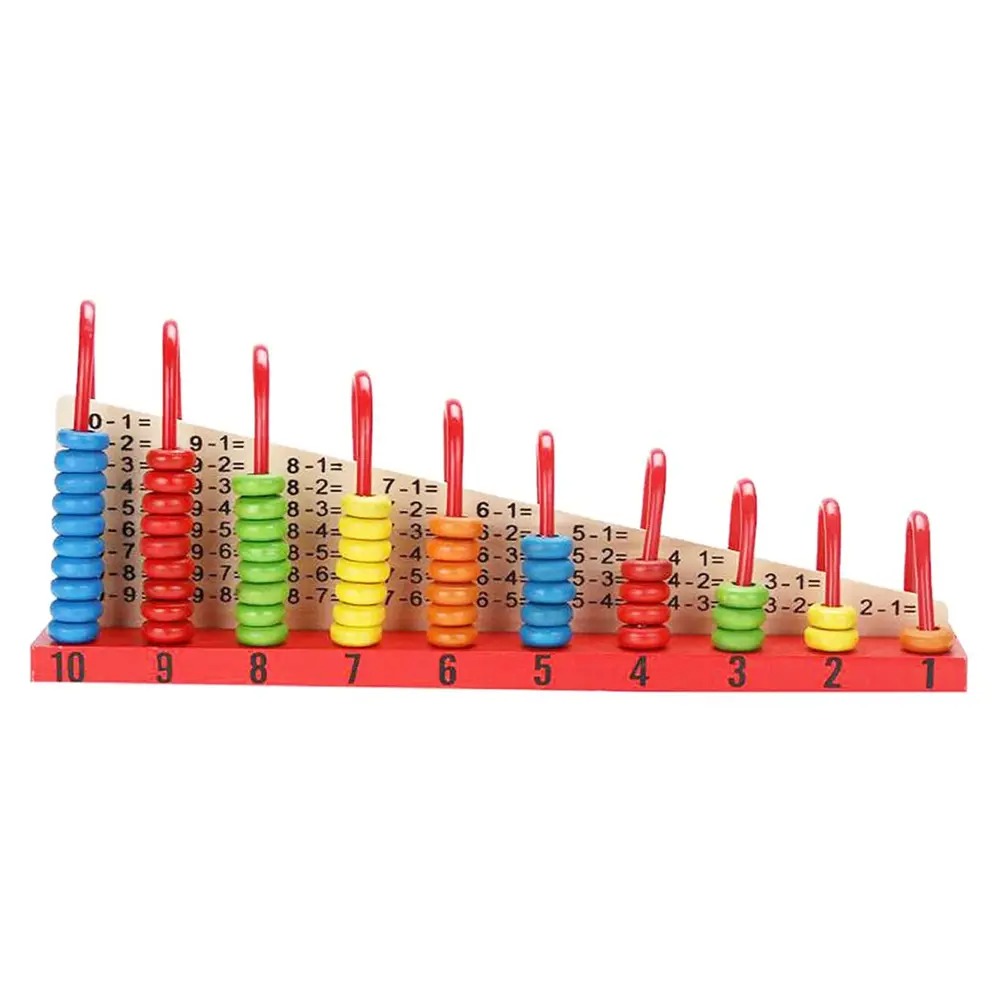 Wooden Montessori Abacus Learning Board