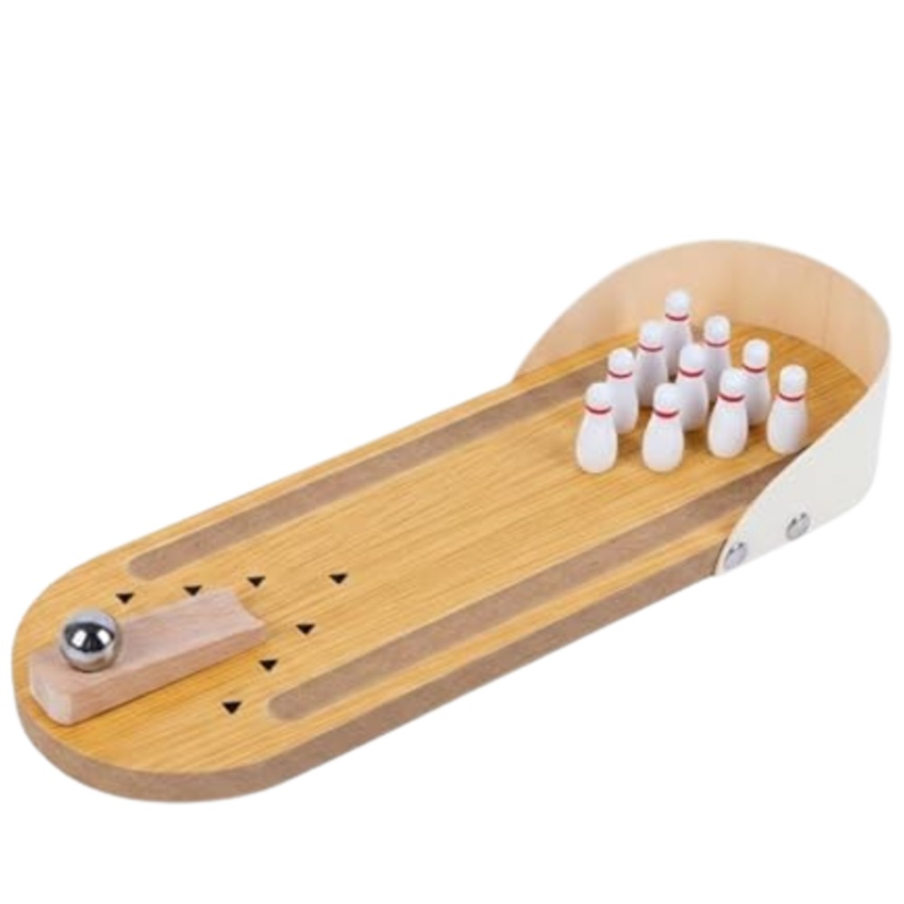 Wooden Mini Bowling Game for Kids