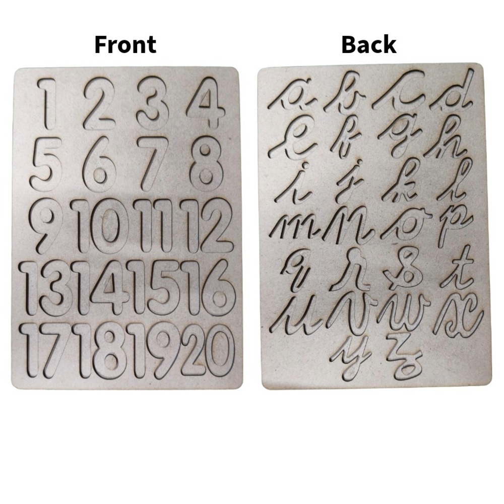 Mini double side tracing numbers